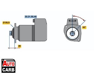 Μίζα BOSCH 0001510010