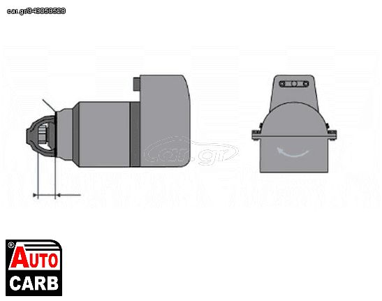 Μίζα BOSCH 0001612002