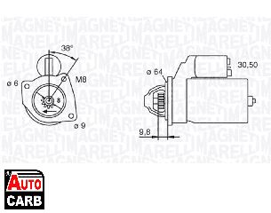 Μίζα MAGNETI MARELLI 063101018010 για FIAT PALIO 1996-, FIAT PUNTO 1999-2012