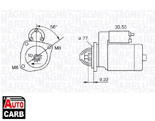 Μίζα MAGNETI MARELLI 063187001010 για HYUNDAI H-1 1997-