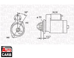 Μίζα MAGNETI MARELLI 063191007010 για SMART CITY-COUPE 1998-2004