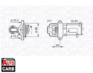 Μίζα MAGNETI MARELLI 063280027010 για FORD C-MAX 2007-2010, FORD FOCUS 2003-2013, FORD TRANSIT 2000-2014