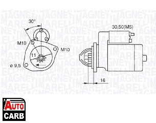 Μίζα MAGNETI MARELLI 063280029010 για FORD C-MAX 2007-2010, FORD FOCUS 2003-2013, MAZDA 3 1999-2009