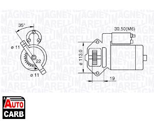 Μίζα MAGNETI MARELLI 063280031010 για FORD MONDEO 2000-2007