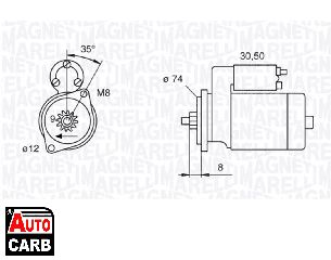 Μίζα MAGNETI MARELLI 063280058010 για TOYOTA YARIS 1999-2005