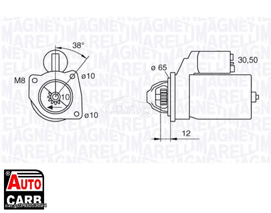 Μίζα MAGNETI MARELLI 063280060010 για ABARTH 500 2008-, ABARTH 500C 2008-, ABARTH GRANDE 2007-2010