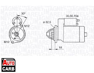 Μίζα MAGNETI MARELLI 063521070680 για AUDI 100 1982-1994, AUDI 80 1986-1996, AUDI A4 1994-2002