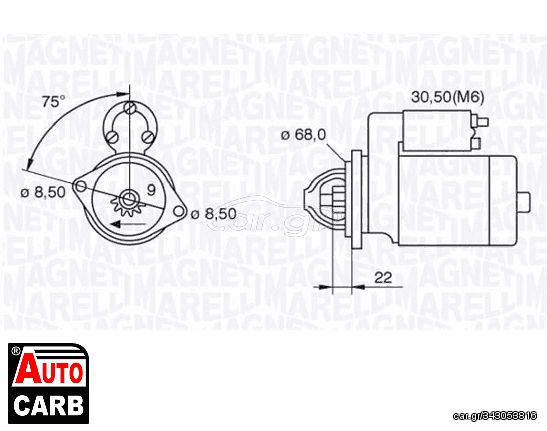 Μίζα MAGNETI MARELLI 063521120350 για DAEWOO ESPERO 1991-1999, OPEL AGILA 2000-2007, OPEL ASTRA 1991-2009