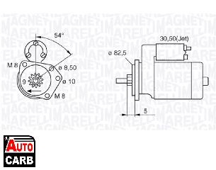 Μίζα MAGNETI MARELLI 063521120440 για SEAT AROSA 1997-2004, VW LUPO 1998-2005, VW POLO 1994-2001