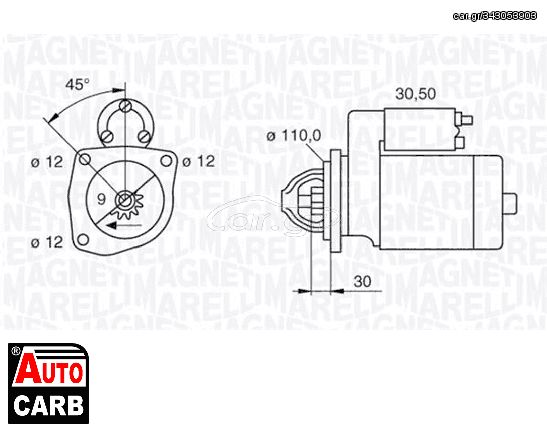 Μίζα MAGNETI MARELLI 063522300070