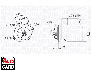 Μίζα MAGNETI MARELLI 063522310290 για MAN EM 1987-, MAN G 1979-1988, MAN G90 1987-1995