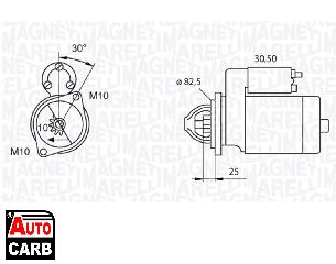 Μίζα MAGNETI MARELLI 063522608010 για SSANGYONG KORANDO 1996-2006, SSANGYONG MUSSO 1993-2007, SSANGYONG REXTON 2002-