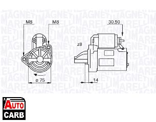 Μίζα MAGNETI MARELLI 063522611010 για HYUNDAI ATOS 1997-, HYUNDAI GETZ 2001-2011, KIA PICANTO 2004-2012