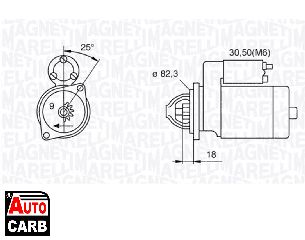 Μίζα MAGNETI MARELLI 063522612010 για DAEWOO LEGANZA 1997-2004, DAEWOO NUBIRA 1997-, OPEL ASTRA 1998-2009