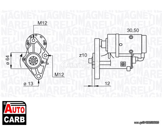 Μίζα MAGNETI MARELLI 063522616010 για HYUNDAI TERRACAN 2001-2008