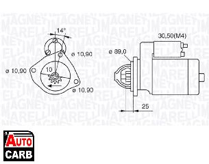 Μίζα MAGNETI MARELLI 063523680820 για IVECO EUROCARGO 1991-2015, IVECO EuroTech 1992-1998