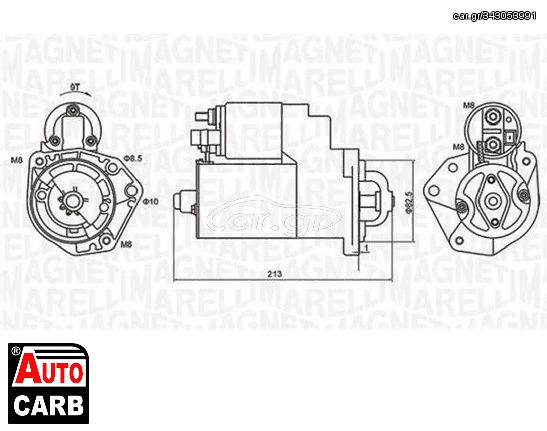 Μίζα MAGNETI MARELLI 063720880010 για SEAT AROSA 1997-2004, SEAT CORDOBA 1993-2009, SEAT IBIZA 1993-2002