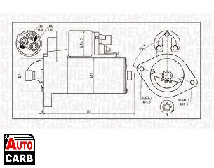 Μίζα MAGNETI MARELLI 063721135010 για TOYOTA AVENSIS 1997-2008, TOYOTA COROLLA 2000-2009