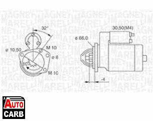 Μίζα MAGNETI MARELLI 063721207010 για NISSAN INTERSTAR 2002-, NISSAN PRIMASTAR 2001-, OPEL MOVANO 1998-