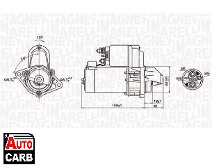 Μίζα MAGNETI MARELLI 063721257010 για FIAT STILO 2003-2008, MERCEDES-BENZ C-CLASS 2007-2015, OPEL AGILA 2000-2007