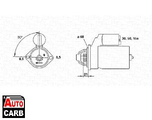 Μίζα MAGNETI MARELLI 943251439010 για SMART CABRIO 2000-2004, SMART CITY-COUPE 1998-2004, SMART CROSSBLADE 2002-2003