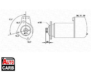 Μίζα MAGNETI MARELLI 943252243010 για SCANIA 2 1980-1998, SCANIA 3 1987-1998