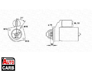 Μίζα MAGNETI MARELLI 943253102010 για FORD FIESTA 1995-2014, FORD FOCUS 1998-2013, FORD FUSION 2002-2012