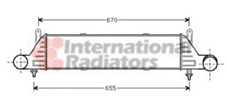 Ψυγείο Intercooler MERCEDES SLK Cabrio / 2dr 2000 - 2004 ( R170 ) 200 (170.435)  ( M 111.946  ) (136 hp ) Βενζίνη #020306200