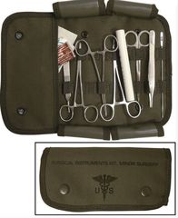 Συλλογή χειρουργικών εργαλείων υποδείγματος στρατού ΗΠΑ της Elite First Aid Inc.