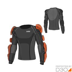 Σετ εσωρούχων προστασίας κατά κρούσεων Xtreme PRO-EVO της XION® με ενθέματα D3O®