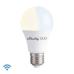 Shelly DUO Smart Λάμπα LED 9W για Ντουί E27 Ρυθμιζόμενο Λευκό 800lm Dimmable