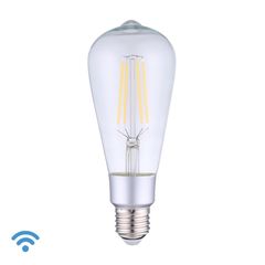 Shelly Vintage Smart Λάμπα LED 7W για Ντουί E27 και Σχήμα ST64 Θερμό Λευκό 750lm