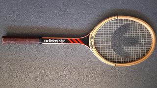 Ρακέτα τένις ξύλινη adidas Ilie Nastase vintage