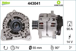 Δυναμό RENAULT CLIO I, CLIO II, CLIO II/HATCHBACK, CLIO III, CLIO III/HATCHBACK, CLIO IV, CLIO IV/HATCHBACK, MODUS, THALIA I, TWINGO II, WIND 1.2/1.2ALK/1.2LPG 01.96-