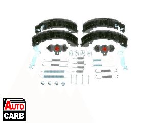 Σετ Σιαγονων Φρενων BOSCH 0204113692 για VW CALIFORNIA 1990-2004, VW TRANSPORTER 1990-2004