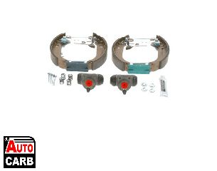 Σετ Σιαγονων Φρενων BOSCH 0204114127 για PEUGEOT 206 1998-2012, PEUGEOT 206+ 2009-2013