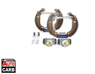 Σετ Σιαγονων Φρενων BOSCH 0204114129 για PEUGEOT 206 1998-2012, PEUGEOT 206+ 2009-2013