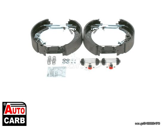 Σετ Σιαγονων Φρενων BOSCH 0204114667 για CITROEN JUMPY 2006-2016, FIAT SCUDO 2007-2016, PEUGEOT EXPERT 2007-