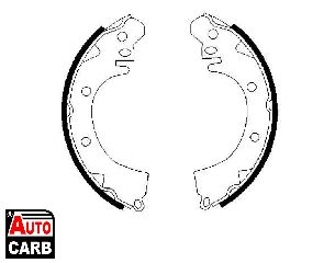 Σετ Σιαγονων Φρενων BOSCH 0986487208 για MITSUBISHI CORDIA 1982-1989, MITSUBISHI GALANT 1983-1990, MITSUBISHI LANCER 1985-1992