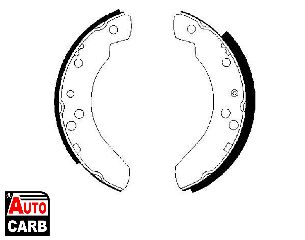 Σετ Σιαγονων Φρενων BOSCH 0986487242 για FORD P 1982-1992, FORD TRANSIT 1985-1992