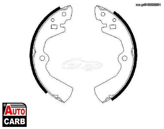 Σετ Σιαγονων Φρενων BOSCH 0986487300 για NISSAN AVENIR 1997-2006, NISSAN BLUEBIRD 1983-1992, NISSAN LAUREL 1984-1990