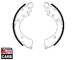 Σετ Σιαγονων Φρενων BOSCH 0986487323 για HONDA ACCORD 1983-1989, HONDA CIVIC 1991-2001