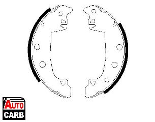 Σετ Σιαγονων Φρενων BOSCH 0986487336 για CITROEN C15 1984-2006, DACIA NOVA 1996-2003, DACIA SOLENZA 2003-