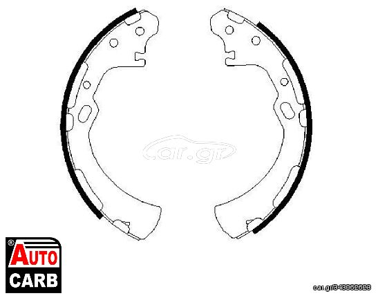 Σετ Σιαγονων Φρενων BOSCH 0986487369 για NISSAN NAVARA 1985-2008, NISSAN NP300 2008-, NISSAN PATHFINDER 1986-1995