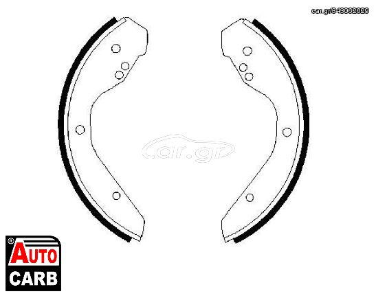 Σετ Σιαγονων Φρενων BOSCH 0986487386 για VW KAEFER 1947-2003