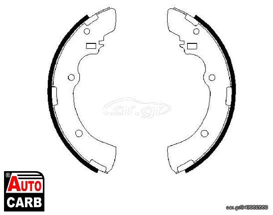 Σετ Σιαγονων Φρενων BOSCH 0986487479 για MITSUBISHI DELICA 1994-2007, MITSUBISHI L 1986-2013, MITSUBISHI L400 1994-2007