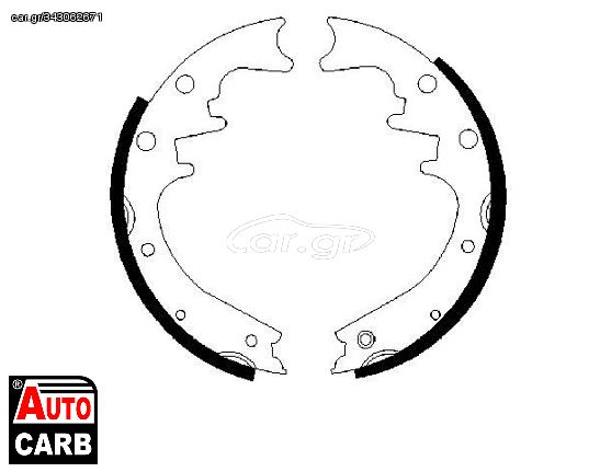 Σετ Σιαγονων Φρενων BOSCH 0986487529 για JEEP CHEROKEE 1983-2008, JEEP GRAND 1991-1999