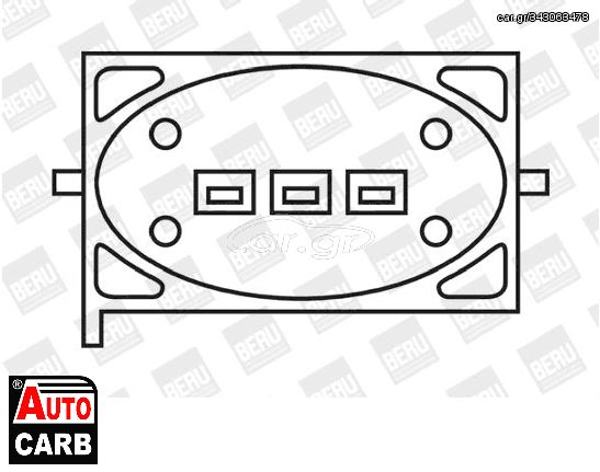 Πολλαπλασιαστής BERU 0040100239 για FORD ESCORT 1993-1995, FORD FIESTA 1989-1997, FORD MONDEO 1993-1996