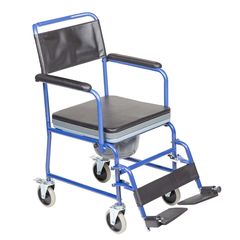 Αναπηρικό Αμαξίδιο GEMINI BLUE Με Δοχείο Mobiak 0811605