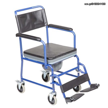 Αναπηρικό Αμαξίδιο GEMINI BLUE Με Δοχείο Mobiak 0811605